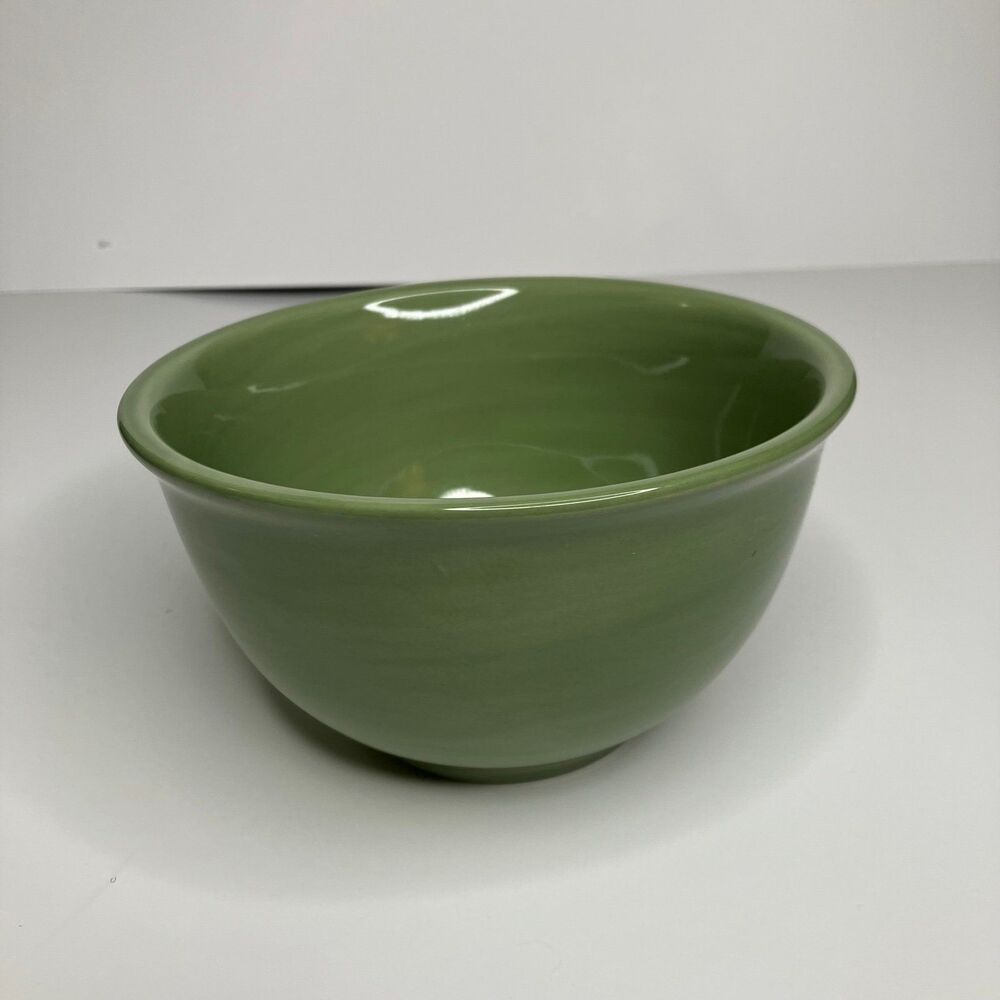 Pottery Barn 6” Green Soup/Cereal Bowl
